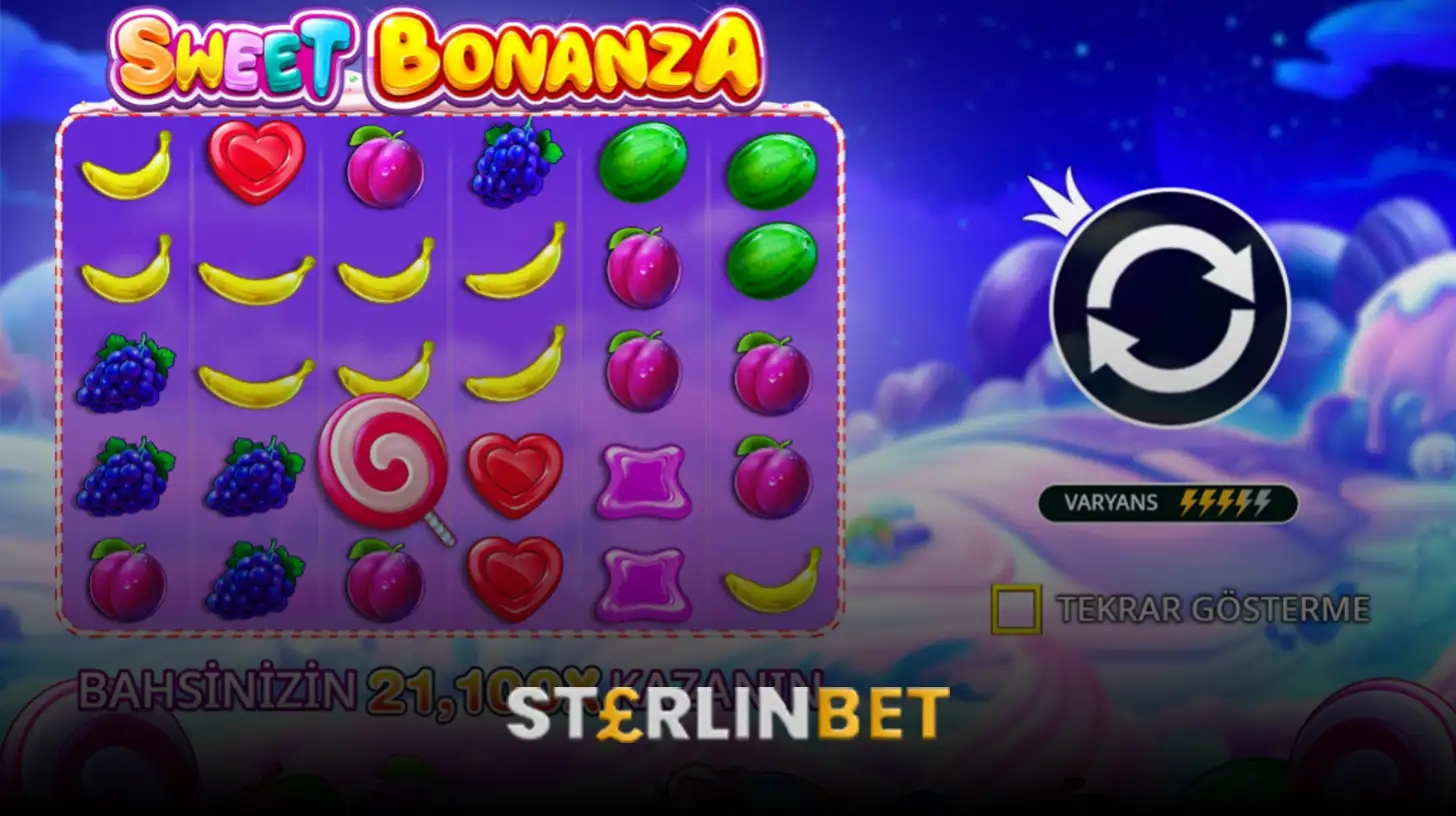 Sterlinbet sweet bonanza slot oyunu